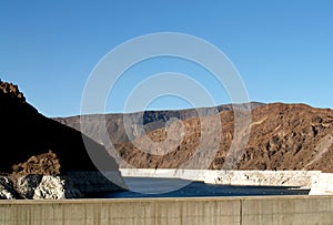 Hoover Dam Lake is getting a little low