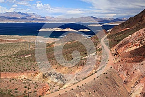 The Hoover Dam and Lake Mead