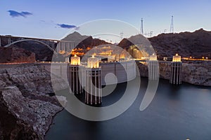 Hoover dam and Lake Mead