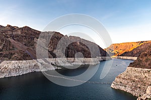 Hoover Dam in Nevada and Arizona, USA