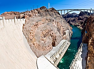 Hoover Dam panorama photo