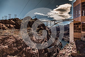 Hoover Dam, panoramic view