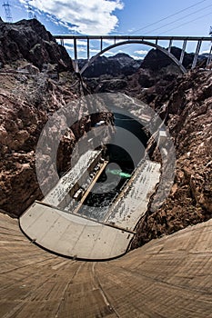 Hoover Dam, panoramic view