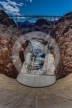 Hoover Dam, panoramic view