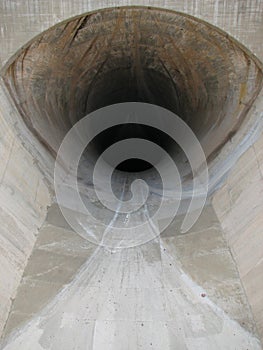 Hoover dam spillway photo
