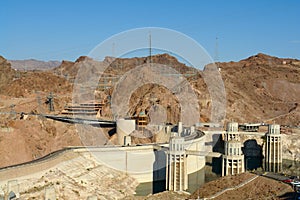 Hoover Damb Electric Plant Power Grid