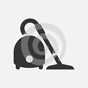 Vacuum cleaner. Simple vector icon