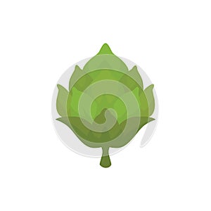 Hop vector icon on neutral background.