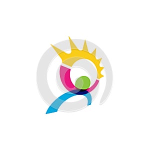 Hope concept vector icon