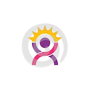 Hope concept vector icon