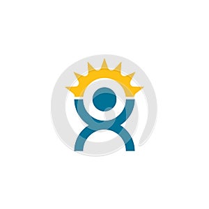 Hope concept vector icon