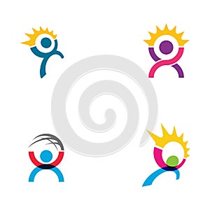 Hope concept vector icon