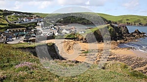 Hope Cove beach South Devon England UK PAN