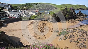 Hope Cove beach South Devon England UK PAN