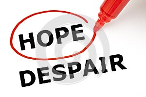 Hope or Despair Red Marker