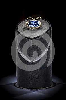 Hope Diamond Display at Smithsonian