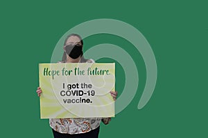 Hope For The Future Getting Vaccine