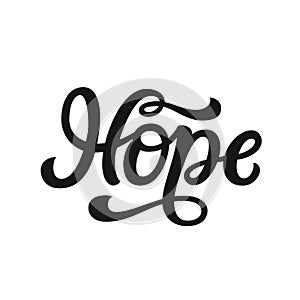 Hope. Hand letterung