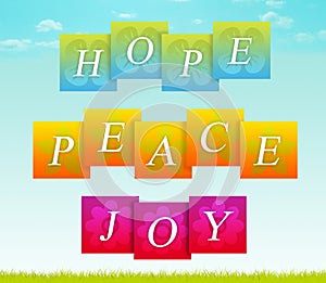 Hope, Peace, Joy