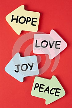 Hope Peace Joy Love