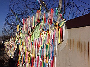 Hope Ribbons at South Korea Border and DMZ photo