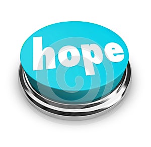 Hope Word Button Faith Spirituality Religion