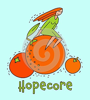 Hopecore aesthetic, philosophy based on hope and humanity.