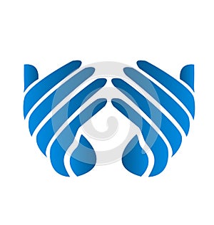 Hopeful hands logo photo