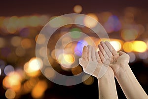 Hopefully held hands