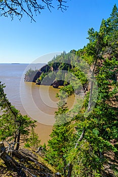 Hopewell Rocks at high tide