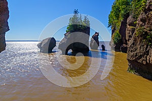 Hopewell Rocks at high tide