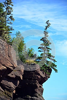 Hopewell Rocks Park in Canada, located on the shores of the Bay of Fundy