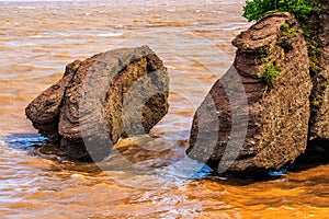 Hopewell Rocks Park, New Brunswick, Canada.