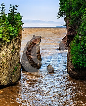 Hopewell Rocks Park, New Brunswick, Canada.