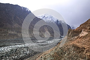 Hopper Glacier in Hunza, Gilgit Baltistan photo