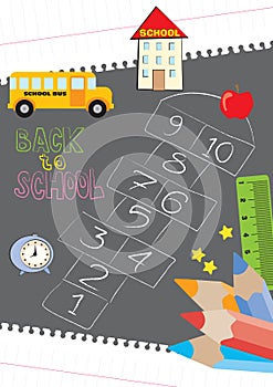 Hopscotch - back to school