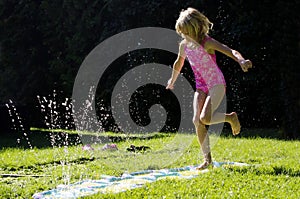 Hopscotch Sprinkler jump