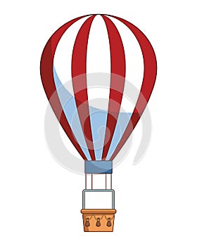 Hor air balloon cartoon