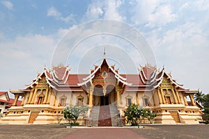 Wat That Luang Neau Temple in Vientiane photo