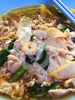 Hor Fun is a famous meal in Singapore and Malaysia