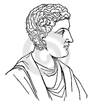 Horace, vintage illustration