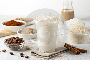 Horchata on white background. Horchata  on white background