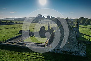 Hore Abbey, a ruined Cistercian monastery near the Rock of Cashel, County Tipperary, Republic of Ireland