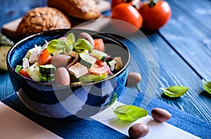 Horiatiki salata - traditional Greek salad