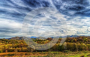 Horizon. Landskape. Nature. Background. Wilderness. Mountain.