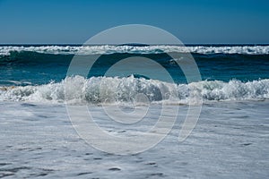 Horizon, Plage de l\'ocean near Le Phare du Cap Ferret and Duna du Pilat, Cap Ferret peninsula, France, southwest photo