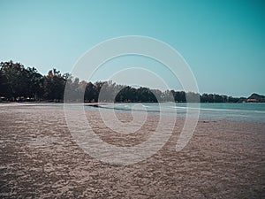 Horizon scenics Calm sea blue water ocean  blue sky