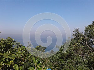 Horizon Sky and Sea in Duque de Caxias Fort Leme Rio de Janeiro Brazil Landscape