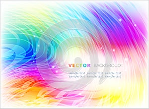 Horizontal abstract colorful background.