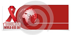 Horizontal banner for World AIDS Day